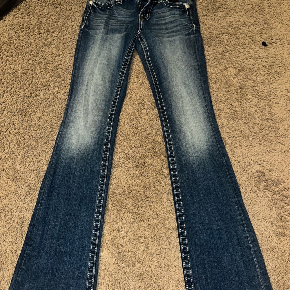 Miss Me Dark Blue Flare Jeans